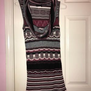 Cable knit dress